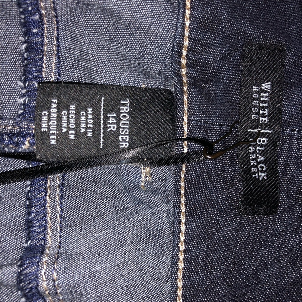 NWT WHBM TROUSER flared 80s vintage JEANS - Picture 7 of 8